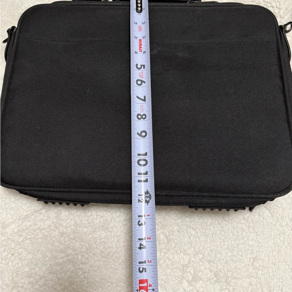 Vtg deadstock Targus Laptop Briefcase Y2K Office Core Minimalist Tech Bag Strap